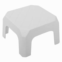 Mini banqueta plástica branca 20 x 30cm bf2 astra reforçada resistente até 140kg Mini banqueta plástica branca 20 x 30cm bf2 astra reforçada resistente até 140kg