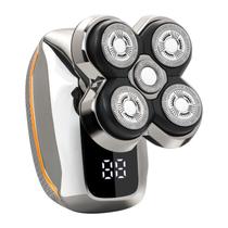 Mini Barbeador Elétrico Masculino 5 Lâminas Visor Digital 8000 rpm Portátil