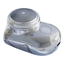 Mini Barbeador Elétrico Portátil Prova Da Água Tipo-c Aparador Promoção Portátil Homen-barbear Pocket Prateado