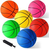 Mini Basketball Shindel, 6 peças, 16 cm com bomba para bebês e crianças Mini Basketball Shindel, 6 peças, 16 cm com bomba para bebês e crianças