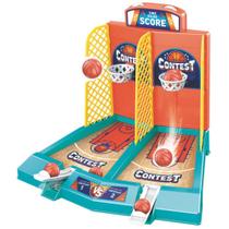 Mini Basquete Duplo Com Lançadores e Contador Manual Zippy