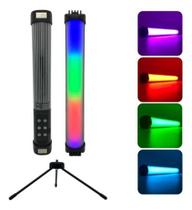 Mini Bastão de Led RGB Soleste RL30SL com Mini tripe de metal T Mini Bastão de Led RGB Soleste RL30SL com Mini tripe de metal T