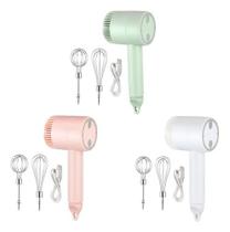 Mini Batedeira Bolo Suspiro Clara Em Neve Sem Fio Recarregavel Cores Variadas