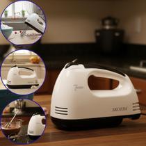 Mini Batedeira Portátil Elétrica de Mão 260W 7 Velocidades Prática e Compacta 220V