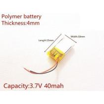Mini Bateria 40 Mah 3,7v Fone De Ouvido Sls401015