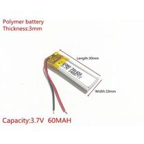 Mini Bateria 60 Mah 3,7v Fone Ouvido Bluetooth Head Set -