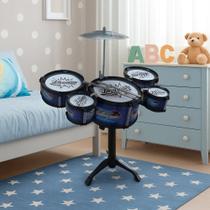 Mini Bateria de Brinquedo com 5 Tambor - Sortida Mini Bateria de Brinquedo com 5 Tambor - Sortida