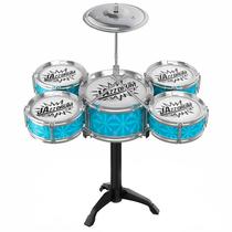 Mini Bateria Infantil Educativa Completa Com Tambores Prato E Baquetas - Art Brink Mini Bateria Infantil Educativa Completa Com Tambores Prato E Baquetas - Art Brink