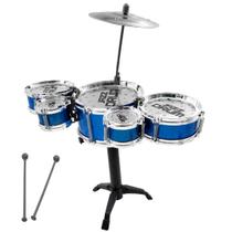 Mini Bateria Infantil Musica Baqueta Tambores Importway