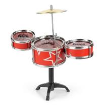 Mini Bateria Musical 7 Peças - Sortida Brinquedo Crianças Divertida Presente