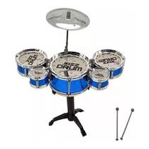 Mini Bateria Musical Infantil 5 Tambores - 99 Toys