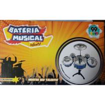 Mini Bateria Musical Infantil Tambor Baquetas Jazz Drum Mini Bateria Musical Infantil Tambor Baquetas Jazz Drum