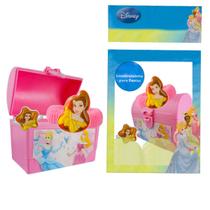 Mini Baú com Anel e Chiquinha Bela Princesas Disney