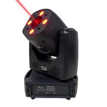 Mini Beam Moving Head Laser 2W RGB + 4 Leds 3W RGBW