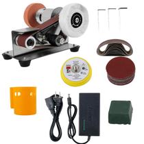 Mini Belt Sander Fizocosisto Multifuncional de 7 velocidades 15