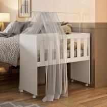 Mini Berço 100% MDF com Colchão 5 em 1 Ariel