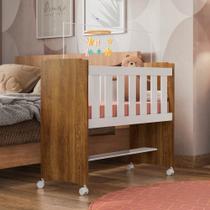 Mini Berço 100% MDF com Rodízios Yescasa Mini Berço 100% MDF com Rodízios Yescasa