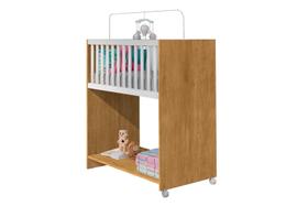 Mini Berço 2 em 1 Com Colchão Para Quarto Infantil Unissex