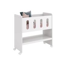 Mini Berço 3 em 1 Zain/Moisés Branco Brilho - Reller Mini Berço 3 em 1 Zain/Moisés Branco Brilho - Reller