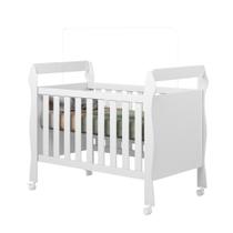 Mini Berço Americano 3 em 1 Berço Cama e Sofá - Branco Mini Berço Americano 3 em 1 Berço Cama e Sofá - Branco