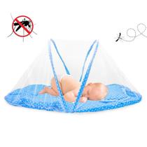 Mini Berço Bebê Portátil com Mosquiteiro ul 36x91x46cm