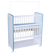 Mini Berço Bed Side New Baby Com Colchão e Grade Móvel para Bebê - D'Rost