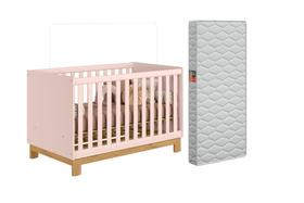Mini Berço Cama Infantil Montessoriano Com Grade De Proteção Removível E Colchão Para Quarto De Bebê Menina E Menino