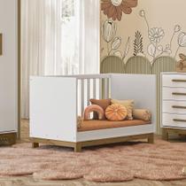 Mini Berço Cama Infantil Montessoriano Com Grade De Proteção Removível Para Quarto De Bebê Menina E Menino