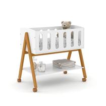 Mini Berço Com Colchão 3x1 Sissi Matic Branco Eco Wood 61360