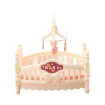 Mini Berço Em Escala 1/12, Cama De Bebê, Casa De Bonecas, Móveis Para Quarto, Acessórios Para Casa