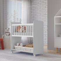 Mini Berço Infantil Multifuncional Nicho Organizador Aconchego Branco Mini Berço Infantil Multifuncional Nicho Organizador Aconchego Branco