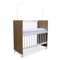 Mini Berço Mimo Com Colchão Gratis Grade Movel