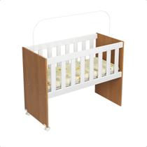 Mini Berço Moises 2 em 1 com Colchão Compacto para Bebê