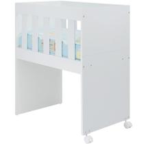 Mini Berço Moises Com Colchao E Rodizios Bbi54 Branco Dtall