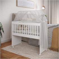 Mini Berço Moisés Multifuncional 100% MDF Com Colchão Branco Ofertamo Mini Berço Moisés Multifuncional 100% MDF Com Colchão Branco Ofertamo