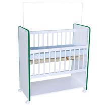 Mini Berço New Baby Infantil Grade Móvel Com Colchão