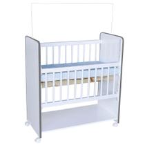 Mini Berço New Baby Infantil Grade Móvel Com Colchão