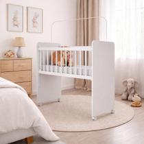 Mini Berço para Bebê com Rodízios e Colchão Incluso Linha Ternurinha