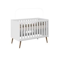 Mini Berço Retrô Noah Peternella Pés Palito Branco Acetinado Mini Berço Retrô Noah Peternella Pés Palito Branco Acetinado