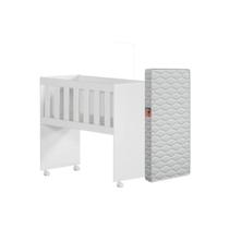 Mini Berço Rubi 5 Em 1 Com Colchão Branco