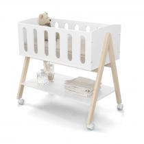 Mini Berço Sissi Matic Branco Natural 61366 Quarto Bebê