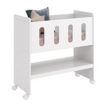 Mini Berço Zain 3 em 1 com Colchão - Reller Móveis Mini Berço Zain 3 em 1 com Colchão - Reller Móveis