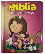 Mini bíblia para meninas capa dura rosa