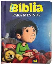 Mini bíblia para meninos capa dura azul Mini bíblia para meninos capa dura azul