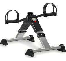 Mini Bicicleta Cicloergômetro Fisioterapia Portátil Ajuste Intensidade LCD Mini Bicicleta Cicloergômetro Fisioterapia Portátil Ajuste Intensidade LCD