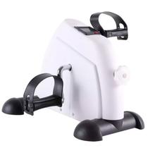 Mini Bicicleta Ergométrica Lorben Branca Fisioterapia Reabilitação Braços e Pernas com Monitor Digital