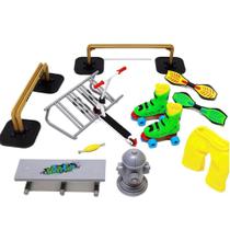 Mini Bicicletas, Scooters e Skates Toy Fingerboard Wokex - Conjunto