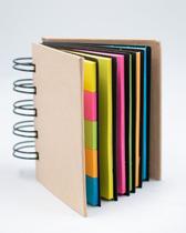 Mini Bloco De Anotações Ecológico Com Adesivos Post It 90 Folhas Bn458