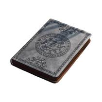 Mini Bloco de Notas Portátil A6 em Couro PU - Estilo Retrô para Escritório e Contabilidade Mini Bloco de Notas Portátil A6 em Couro PU - Estilo Retrô para Escritório e Contabilidade