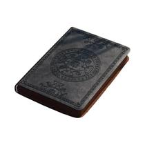 Mini Bloco de Notas Portátil A6 em Couro PU - Estilo Retrô para Escritório e Contabilidade